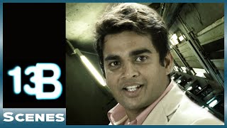 Madhavan Meets A Strange Flatmate  13 B Movie Scenes  Madhavan  Neetu Chandra [upl. by Ryter]