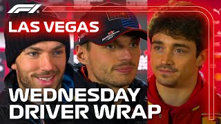 Wednesday Drivers Wrap  2024 Las Vegas Grand Prix [upl. by Orion]