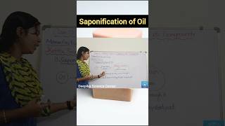 Saponification of Oil saponificationofoil deepikasciencecorner chemistry class10science [upl. by Ahsemrac]