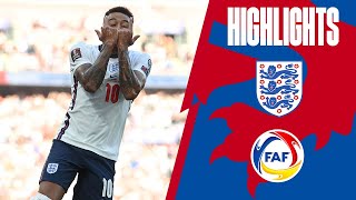 England 40 Andorra  Lingard Brace Kane amp Saka on Target  World Cup 2022 Qualifiers  Highlights [upl. by Shauna876]