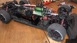 Arrma infraction V2 drag build kill mode total build and XLX set up with castle link [upl. by Atiseret515]