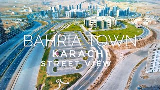 Bahria Town Karachi Street View 2021  Expedition Pakistan [upl. by Atenek]