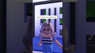 When Youngest Sibling tries to RUN AWAY🤣😏 adoptme roblox robloxshorts [upl. by Shanleigh406]