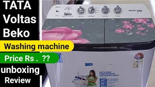 Tata voltas beko washing machine unboxing amp Review  Tata voltas  sabse sasta washing machine 2024 [upl. by Iolenta]