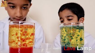 Lava Lamp with Effervescent Tablet  Easy Do at Home Science Experiment for Kids [upl. by Gaillard98]