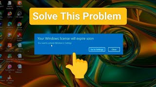 How To Solve Windows License Expire Problem  Windows Activated Problem Kaise Sahi Kare windows [upl. by Nylaj418]