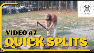 Quick Splits 7 splitting maple with axe edition HD 1080p [upl. by Devina285]