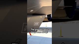 The Greatest Sonic Boom Ever Set Up blackbird aviation historyfacts [upl. by Bibah]