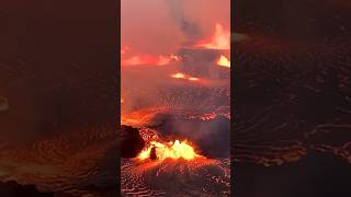 Lava spews from Hawaiis Kilauea volcano [upl. by Aristotle]