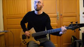 Periphery  Sentient glow  Bass cover [upl. by Louanne]