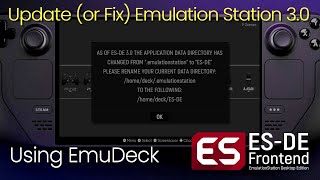 Steam Deck UpdateFix Emulation Station 30 feat EmuDeck [upl. by Eoz]