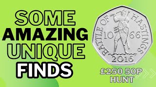 £250 50p Coin Hunt NEW COINS ADDED 2 [upl. by Atiuqet54]