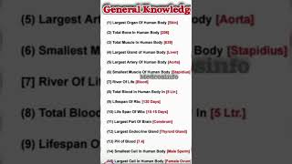 Human body knowledge 🫁🫀 [upl. by Ennasil594]