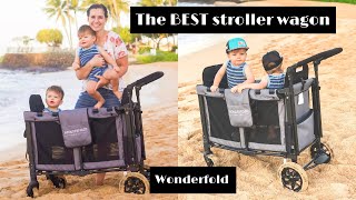 Wonderfold Wagon The best stroller wagon out there [upl. by Ferde958]