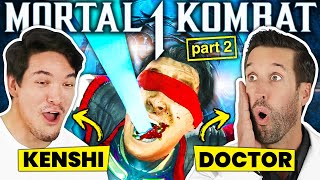 ER Doctor amp Kenshi REACT to Mortal Kombat 1 MK1 Fatalities PART 2 [upl. by Horwitz655]