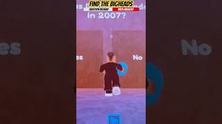 How to Find QUESTION BIGHEAD in FIND THE BIGHEADS on roblox findthebigheads [upl. by Lian]