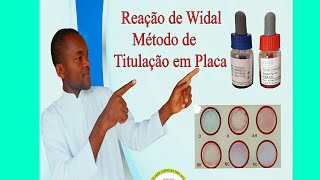 Reação de Widal método de Titulação em placa [upl. by Hnil]