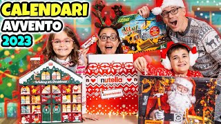 CALENDARI AVVENTO Natale 2023 NUTELLA LEGAMI e Attrezzi di Babbo Natale [upl. by Gerrard325]