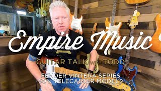 Fender Vintera 50s Telecaster and 50s Telecaster Modified  EMPIRE MUSIC [upl. by Sirotek]