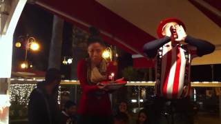 TGI FRIDAYS BIRTHDAY SONG CYPRUS LARNACA 2 [upl. by Lebazej]