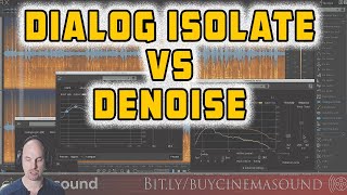 iZotope RX SHOWDOWN Dialog Isolate vs Vocal amp Spectral Denoise [upl. by Llekram]