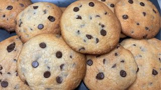 GALLETAS O COOKIES CON CHIPS DE CHOCOLATE Son super tiernas y rápidas de hacer 🤩🤤 [upl. by Ermin]