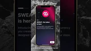 How to install Sweat Wallet via Sweatcoin app [upl. by Cahan]