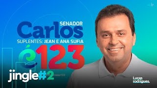 Jingle quotQuem compara diz que sim 2quot  Carlos Eduardo 123 Rio Grande do Norte  Eleições 2022 [upl. by Nassah]