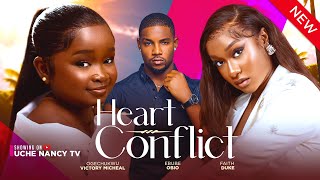 HEART CONFLICT New Movie Ebube Obi Faith Duke Victory Michael 2024 Nollywood Romance Movie [upl. by Noemys]