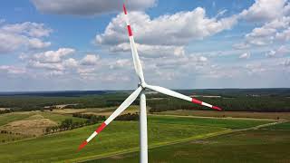 Windpark Langenbrügge  Vensys 136 REpowerSenvion MM92100  DJI Mini 2  27k  60 fps [upl. by Marcos]