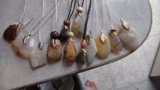 13 Stone Necklaces DIY Jewelry [upl. by Bolme]