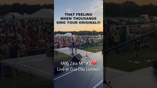 Mog Zala Mhaka  Live at Goa Day London Thousands singing along our original konkani song [upl. by Asilanna468]