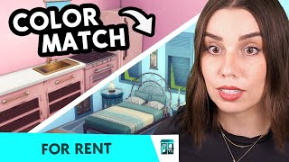 I renovated matching pastel coloured apartments  Lets Play The Sims 4 FOR RENT  Part 8 [upl. by Euqinue]