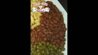 BBQ Ribs Mac N Cheese Baked Beans Potato Salad And Green Peas [upl. by Kirat590]