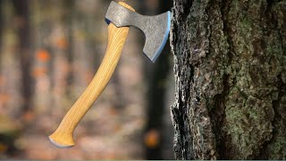 EXTREMLY RUSTED AXE RESTORATIONAXE RESTORATIONOLD AXE RESTORATION [upl. by Atinram342]