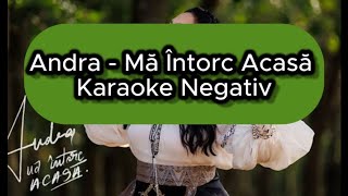 🎤 Andra  Mă Întorc Acasă Karaoke Version 🎤 [upl. by Dallis373]