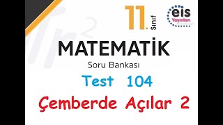 Eis Yayınları 11Sınıf Matematik Soru Bankası Test 104 [upl. by Llydnek451]