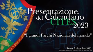 Carabinieri  Presentazione del Calendario CITES 2023 [upl. by Dorelle]