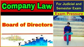 Board of Directors  Company Law  Aasim Yezdani [upl. by Annuahs]