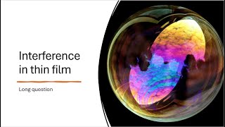 Interference in thin film1st year Physics lecture [upl. by Ttehc526]