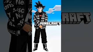 Dragon ball Characters in Minecraft Modegokuigokugokussongokuedit animedbzdbsminecraft [upl. by Secor]