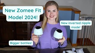 New Zomee Fit Wearable Breast Pump Model Review 2024 [upl. by Larimer]