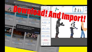 How To download and import Stick figures to Sticknodes iOS 13 tutorial [upl. by Wende]