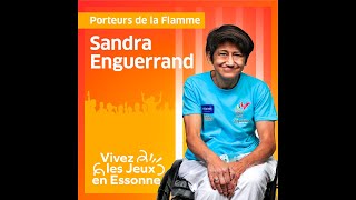 Sandra Enguerrand porteuse de la Flamme en Essonne [upl. by Eidarb]