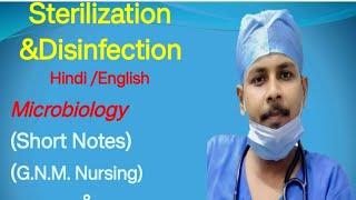 Sterilization disinfection microbiology sterilization in hindi operationdost Bsc nursing [upl. by Yziar142]