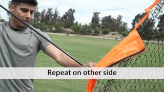 Bownet Pitching Screen Net Set Up Video [upl. by Greerson]