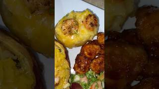 Twice baked potatoes with some honesly glazed lobster 🥹🥹😋😋🥹food letthecookingdothetalking [upl. by Kusin]