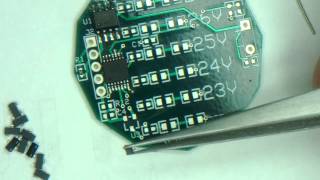 Hand soldering sot23 smt components [upl. by Dyoll]