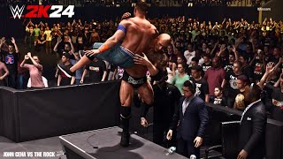 John Cena vs The Rock  WWE 2K24 [upl. by Croner]