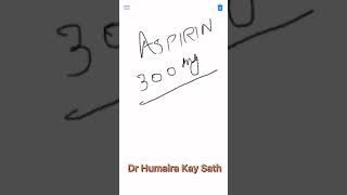 Aspirin 300 milligram In case of emergency Trim [upl. by Aehcsrop]